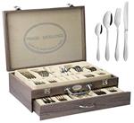 Pradel Excellence D 570 48 Posate Set, 48 Teiliges Set Valigetta, 37,5 x 28,5 x 11 cm