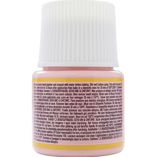 Idropittura lucida per porcellana - Rosa tenero - 45 ml - 2