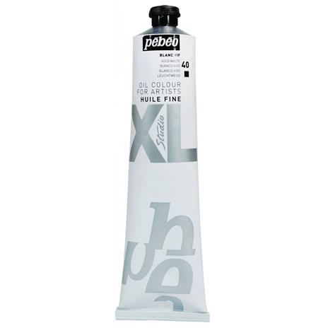 Pittura ad olio XL Studio - Bianco brillante - 200 ml - 2