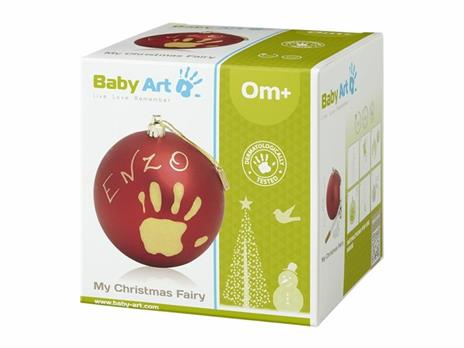 Set Impronta Baby Art Pallina di Natale Christmas Ball Rossa - 2