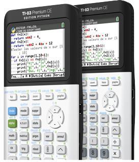 Texas Instruments TI‑83 Premium CE calcolatrice Tasca Calcolatrice  scientifica Nero, Bianco