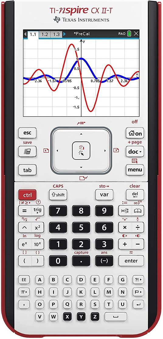 Texas instruments Calcolatrice TI 84 Plus CE-T Phyton Edition Nero