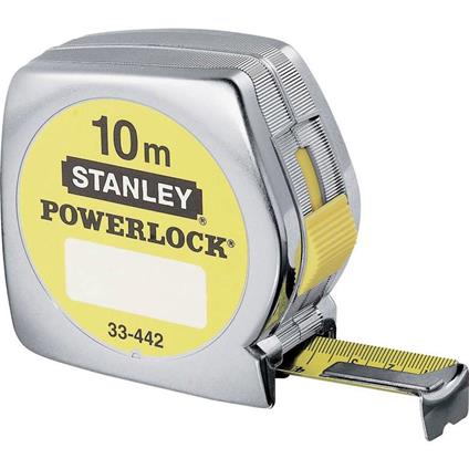 Metro a nastro 10 m Stanley by Black & Decker Powerlock 1-33-442