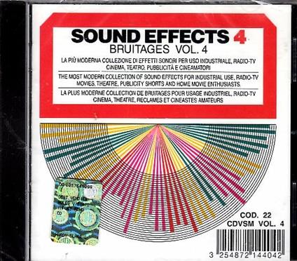 Sound Effects. Bruitaeges vol.4 - CD Audio