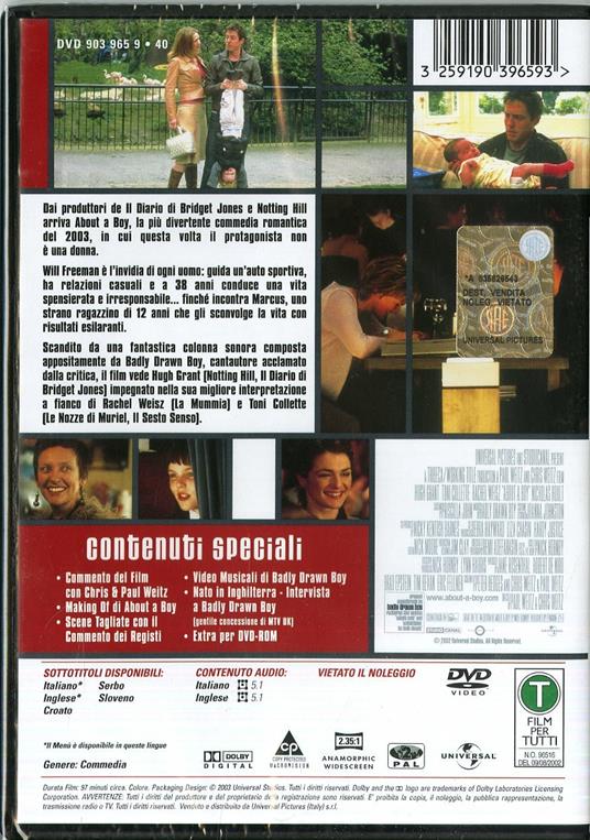 About a boy di Chris Weitz,Paul Weitz - DVD - 2