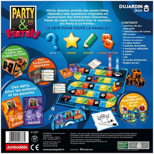Dujardin Party & Co Family Gioco da tavolo Festa - Dujardin - Giochi di  ruolo e strategia - Giocattoli | IBS