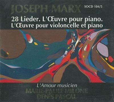 28 Lieder - CD Audio di Joseph Marx