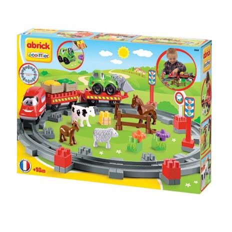 Abrick Treno Country, con un veicolo e 4 animali