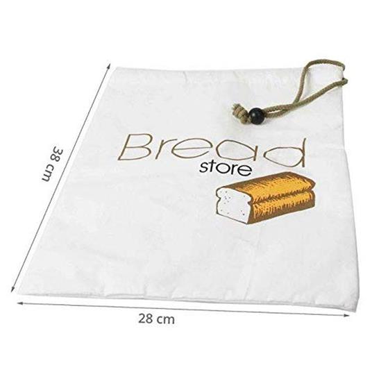 Youdoit Borsa per il pane in tessuto 28 x 38 cm - 2