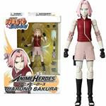 Bandai Anime Heroes-Naruto Shippuden-Action Figure Sakura Haruno 17 cm-36909, 36909