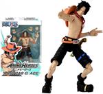 Bandai Anime Heroes-One Piece-Action Figure Portgas D. Ace 17 cm-36934, Colore, 36934