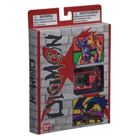 Digimon- Bandai DigimonX (Nero e Rosso) -Virtual Monster Pet by Tamagotchi, Colore, 41921NP