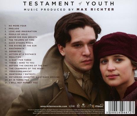 Testament of Youth (Colonna sonora) - CD Audio - 2