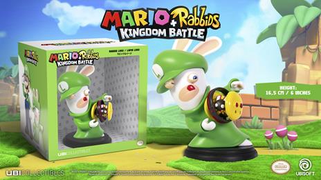 Mario Rabbid K.Battle Statua Luigi 15cm - 6