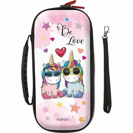 Custodia Unik Be Love Unicorno - KONIX - Switch - Rosa