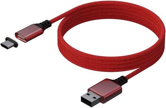 KONIX Magnetic Cable 3M PS5 Red - 2