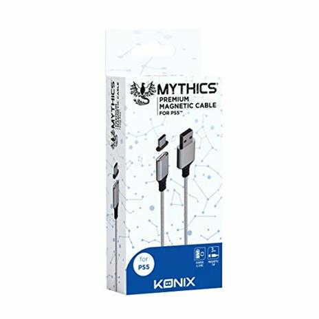 KONIX Magnetic Cable 3M PS5 White - 3
