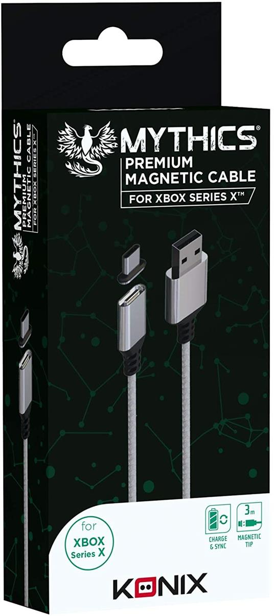 KONIX Magnetic Cable 3M Serie X White - 3