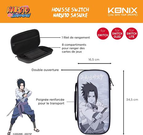 Konix Sasuke Custodia rigida Nintendo Multicolore - 5