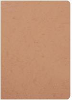 Age Bag Quaderno A4 a punto metallico 21x29,7cm, 96 pagine, a pagine bianche Cognac