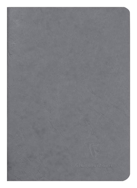 Age Bag Quaderno A5 a punto metallico 14,8x21cm, 96 pagine, a pagine bianche Grigio - 6