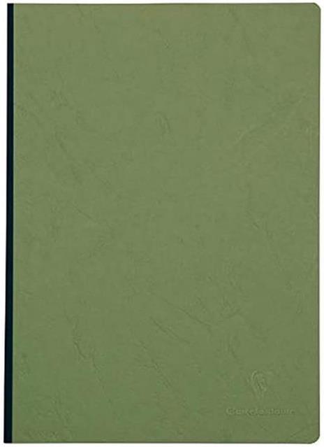 Quaderno Age Bag brossurato extra large a righe. Verde muschio