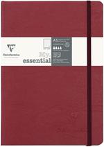 Taccuino Age Bag My Essential medium a pagine puntinate. Rosso ciliegia