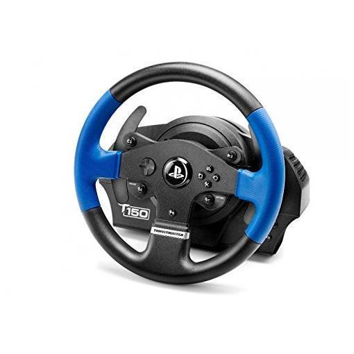 Thrustmaster T150 Force Feedback Sterzo + Pedali PC,PlayStation 4,Playstation 3 USB Nero, Blu - 14