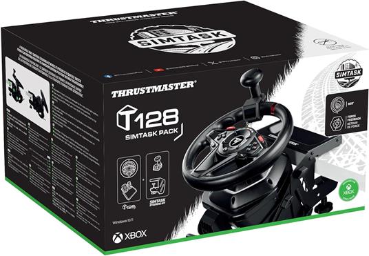 Thrustmaster T128 Nero USB Sterzo + Pedali Analogico PC, Xbox - 5