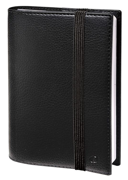 Agenda settimanale 2023, Quo Vadis, 13 mesi, TIME&LIFE POCKET, con rubrica IT, nero, con elastico - 10 x 15 cm