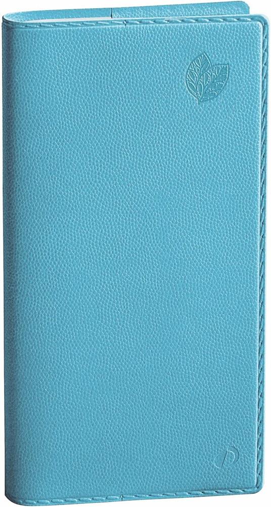 Agenda Settimanale Quo Vadis 2023, 13 mesi, ITALNOTE Spirale ML Equology blu - 8,8 x 17 cm