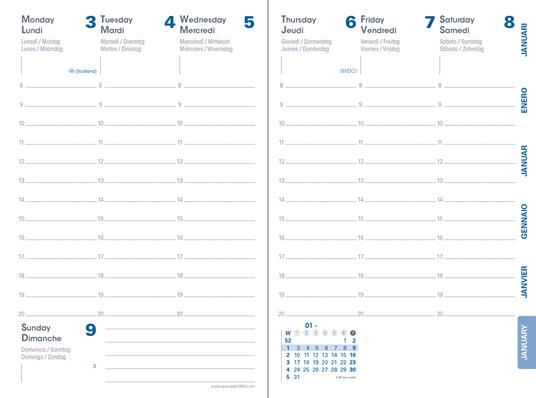 Agenda Card A5 - agenda in carta riciclata personalizzata