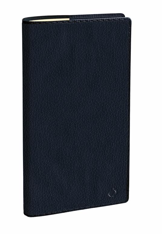 Agenda settimanale 2024, Quo Vadis, 13 mesi, Italnote Spirale, con rubrica, italiano, Marlow blu notte - 8,8 x 17 cm