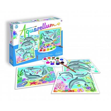 Aquarellum. Delfini - 2