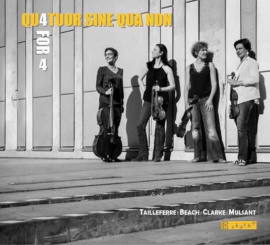 Quatuor Sine Qua Non: 4 For 4 - CD Audio