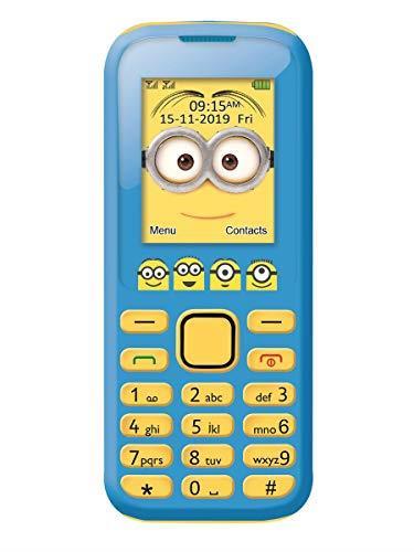 Lexibook GSM20DES Telefono Cellulare Cattivissimo Me, Design Minions, Dual SIM, Schermo TFT, 16GB, Funzioni Tradizionali, Contenuti Personalizzati, Blu/Giallo - 2