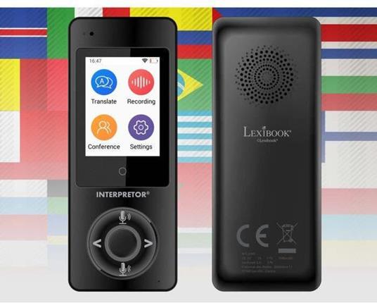 LEXIBOOK - Interprete - Traduttore vocale basato sull'intelligenza  artificiale (45 lingue) - Lexibook - Elettronici - Giocattoli | IBS