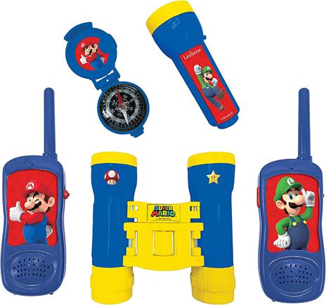 Lexibook Minions-Set Completo per Bambini-Walkie-Talkies 120m, Binocolo, Bussola, Torcia, Blu/Giallo - 5