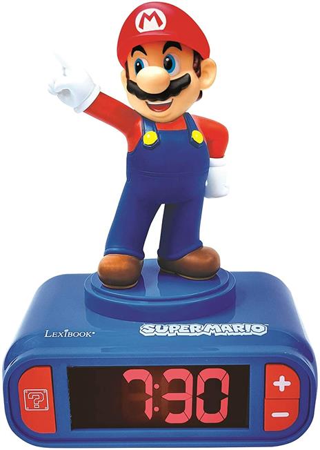 Sveglia digitale Nintendo Super Mario per Bambini con Snooze e Suoni,  Orologio per Bambini, Colore Blu / Rosso - RL800NI - Lexibook - Set  mattoncini - Giocattoli | IBS