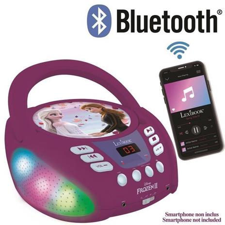 Lettore CD Bluetooth congelato con effetti di luce - 2
