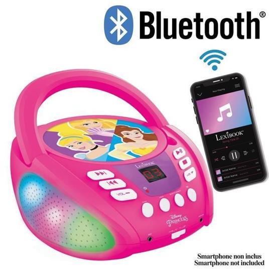 PRINCIPESSA DISNEY - Lettore CD Bluetooth - Effetti di luce - 2