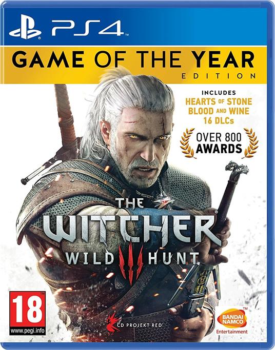 The Witcher 3: Wild Hunt Game Of The Year Edition Ps3 (Versione Inglese) -  gioco per PlayStation4 - Bandai Namco - Action - Adventure - Videogioco |  IBS