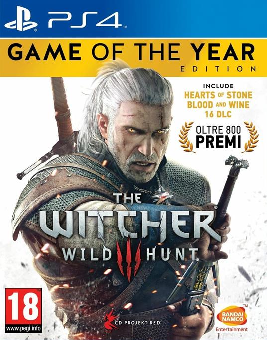 Witcher 3: The Wild Hunt GOTY Edition - PS4 - gioco per PlayStation4 -  Namco Bandai - RPG - Giochi di ruolo - Videogioco | IBS