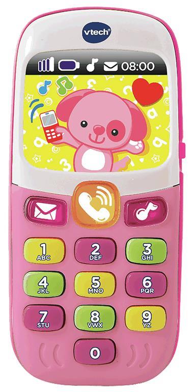 VTech Baby smartphone bilingue rose giocattolo interattivo