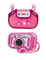 Vtech 80-163599 KidiZoom Touch 5.0 Fotocamera per bambini con custodia per il trasporto colore: Rosa