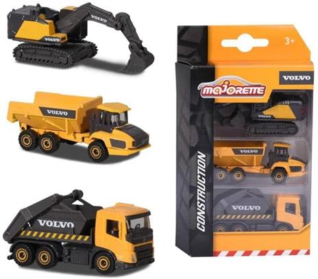 Majorette Volvo Construction Set 3 Pz Assortimento