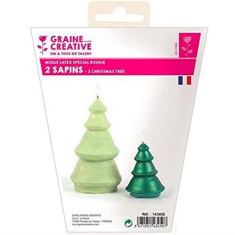 Stampo per candele - 2 forme - Graine créative - Rainbow x1