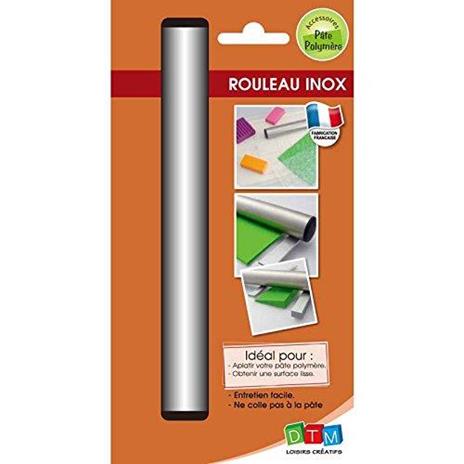 Rullo in acciaio inox 21 cm per Plastilina FIMO - 2