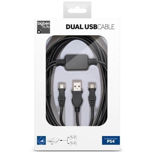 Cavo di ricarica DUAL USB Controller PS4 - gioco per Console e accessori -  Big Ben Interactive - Accessori Gaming - Videogioco | IBS