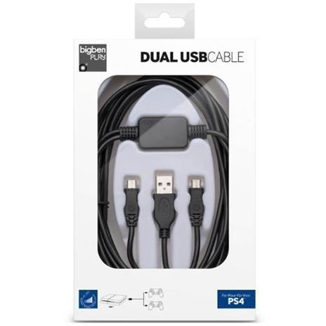 Cavo di ricarica DUAL USB Controller PS4 - 4